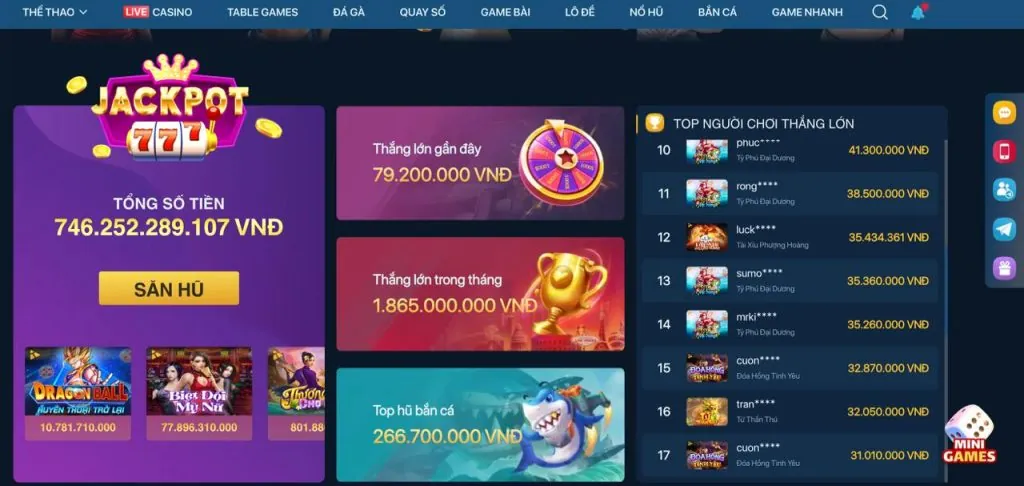 Các trò chơi đa dạng tại 28bet